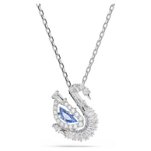 Aros Swarovski  Swan Plateado