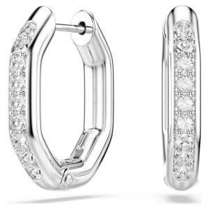Aros Swarovski  Dextera Plateado