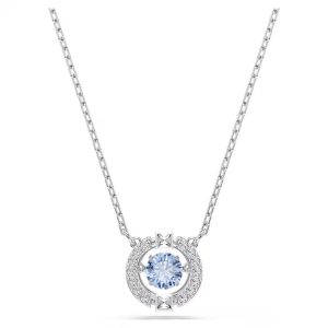 Collar Swarovski  Sparkling Plateado