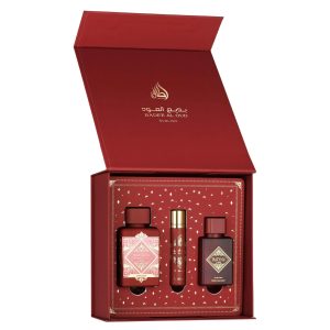 Badee Al Oud Sublime EDP 100 ML + 12 ML + Hair Mist 50 ML Set 3 Pcs