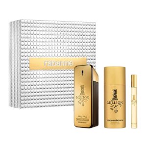 Paco Rabanne 1 Million EDT 100 ML + 10 ML + Deo 75 ML Set 3 Pcs