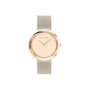 Reloj Calvin Klein 25200013 W Twisted Bezel 34 MM Con Caja
